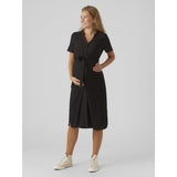 Vero Moda Maternity Black Vica Skjorta Klänning Noos