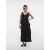 Mama;licious Black Mlevi Lia Sl Jrs Ankle Klänning 2F Noos