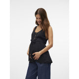 Mama;licious Black Mlevi Lia Sl Jrs Topp 2F Noos