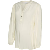 Mama;licious Birch Mlmercy Lia L/S Wo Topp 2F Noos