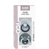 Bibs Baby Blue Napp Studio Colour 2-Pack Fusion Latex Petrol Mix
