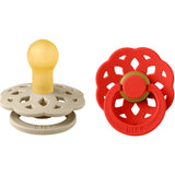 Bibs Vanilla Napp Boheme 2-Pack Latex Candy Apple