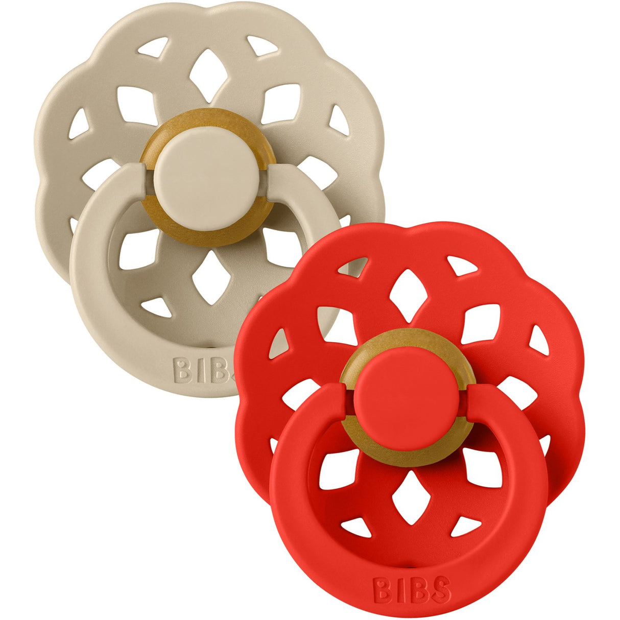 Bibs Vanilla Napp Boheme 2-Pack Latex Candy Apple