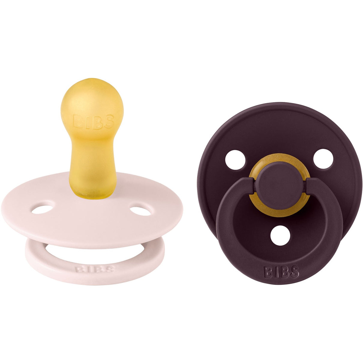 Bibs Petal Napp Colour 2-Pack Latex Plum