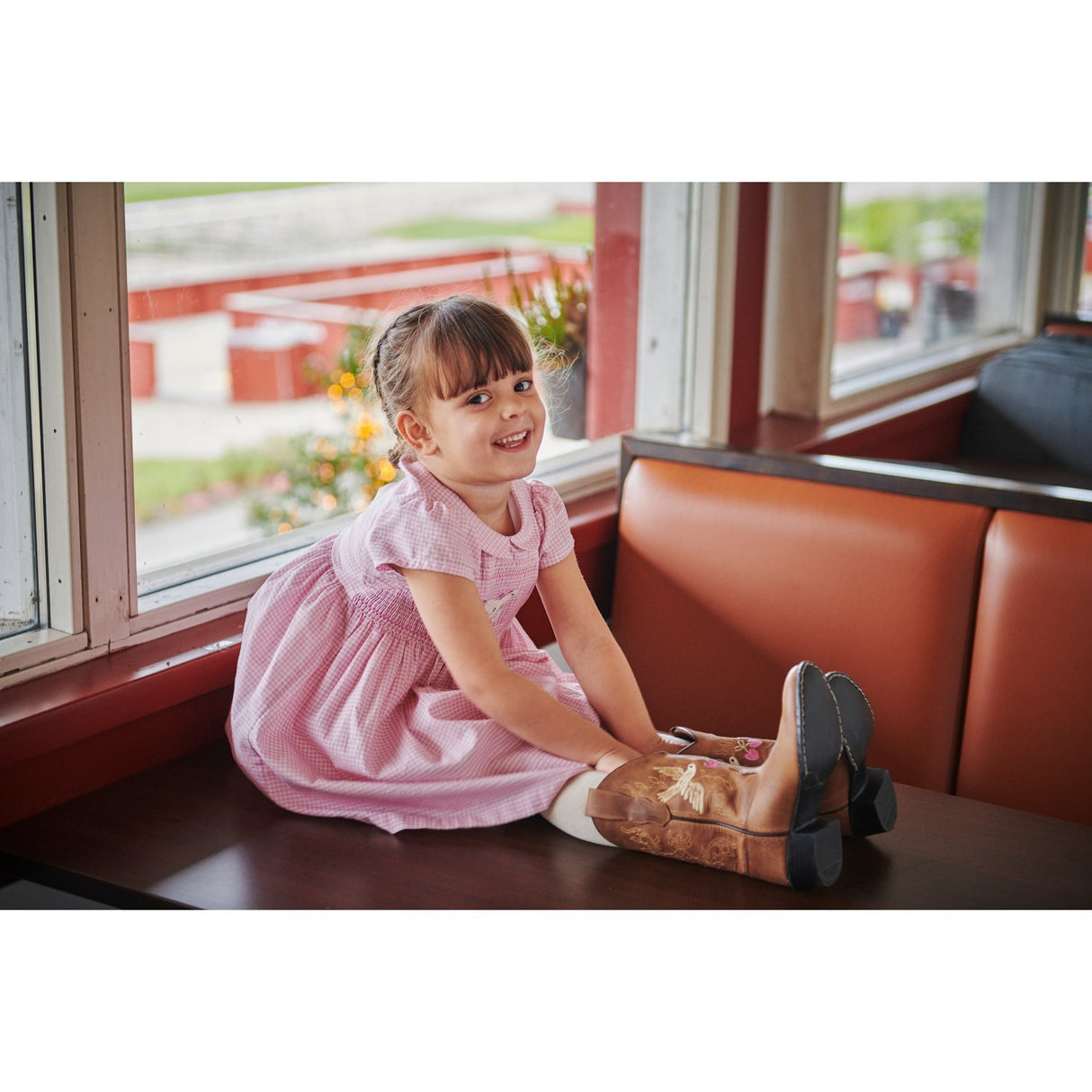 COPENHAGEN COLORS Cognac Dove Limited Cowboy Stövlar