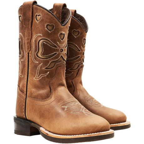 COPENHAGEN COLORS Cognac Bow Limited Ranger Stövlar W. Warm Lining