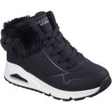 Skechers Black Uno Gen1 Comfort Kicks