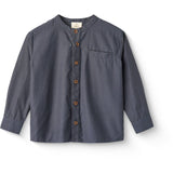 COPENHAGEN COLORS Brown/Blue Check Comb. Check Skjorta W. Placket