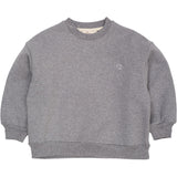 COPENHAGEN COLORS Dk Grey Mel Classic Sweatshirt W. Logo Embroidery