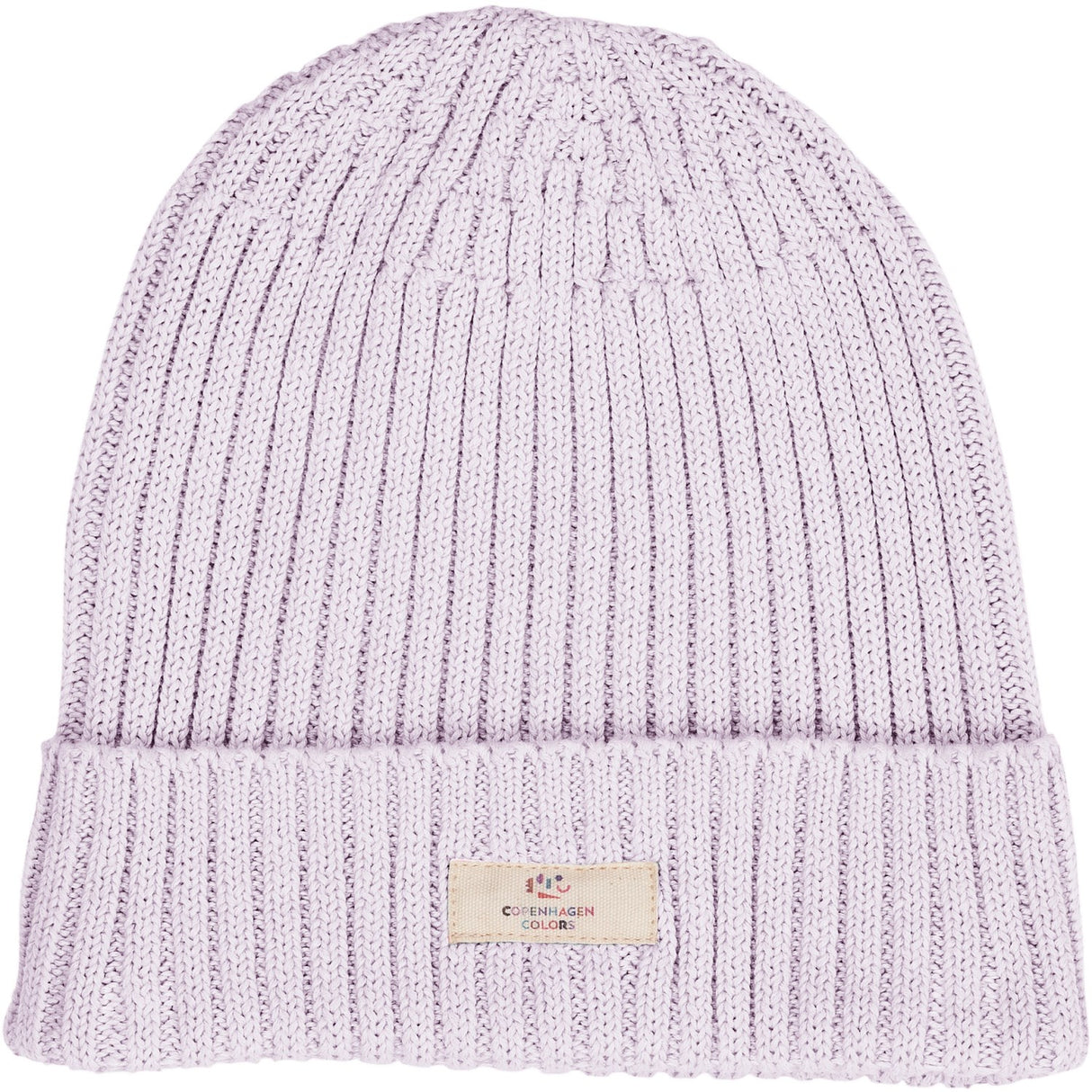 COPENHAGEN COLORS Lavender Bomull Stickad Classic Beanie