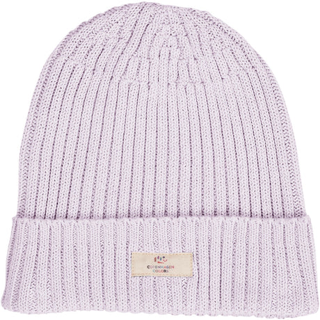 COPENHAGEN COLORS Lavender Bomull Stickad Classic Beanie