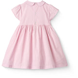 COPENHAGEN COLORS Syringa Comb. Houndstooth Klänning W. Handmade Unicorn Embroidery Och Smock
