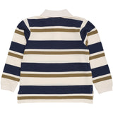 COPENHAGEN COLORS Green Combi Striped Pique Pikétröja Blus