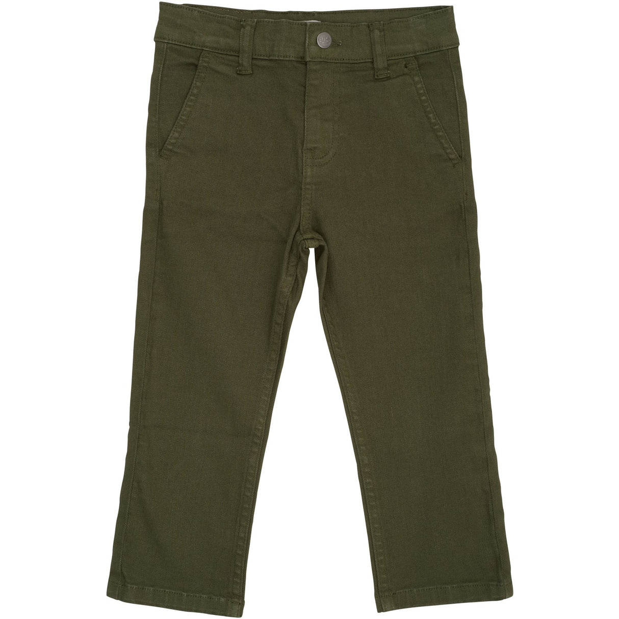 COPENHAGEN COLORS Dk Green Twill Chinos Slim - Med Stretch