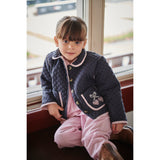 COPENHAGEN COLORS Syringa Comb. Houndstooth Pant W. Adj Waist