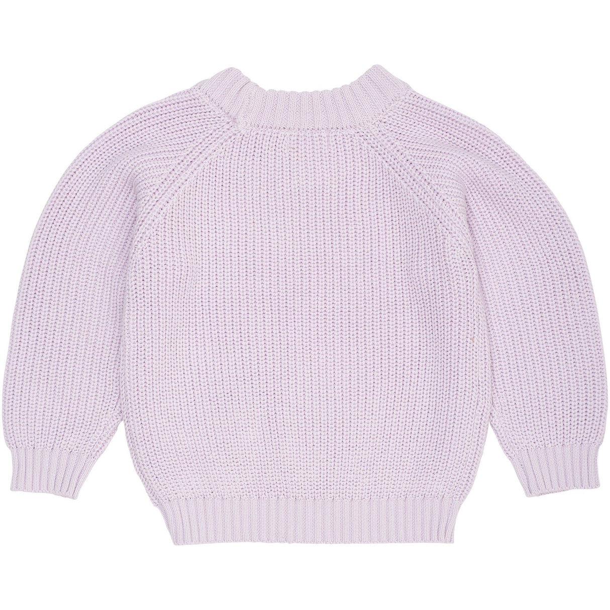 COPENHAGEN COLORS Lavender Stickad Classic Rib Blus