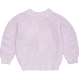 COPENHAGEN COLORS Lavender Stickad Classic Rib Blus