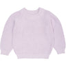COPENHAGEN COLORS Lavender Stickad Classic Rib Blus