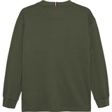 Tommy Hilfiger Pewter Green Essential T-Shirt Ls
