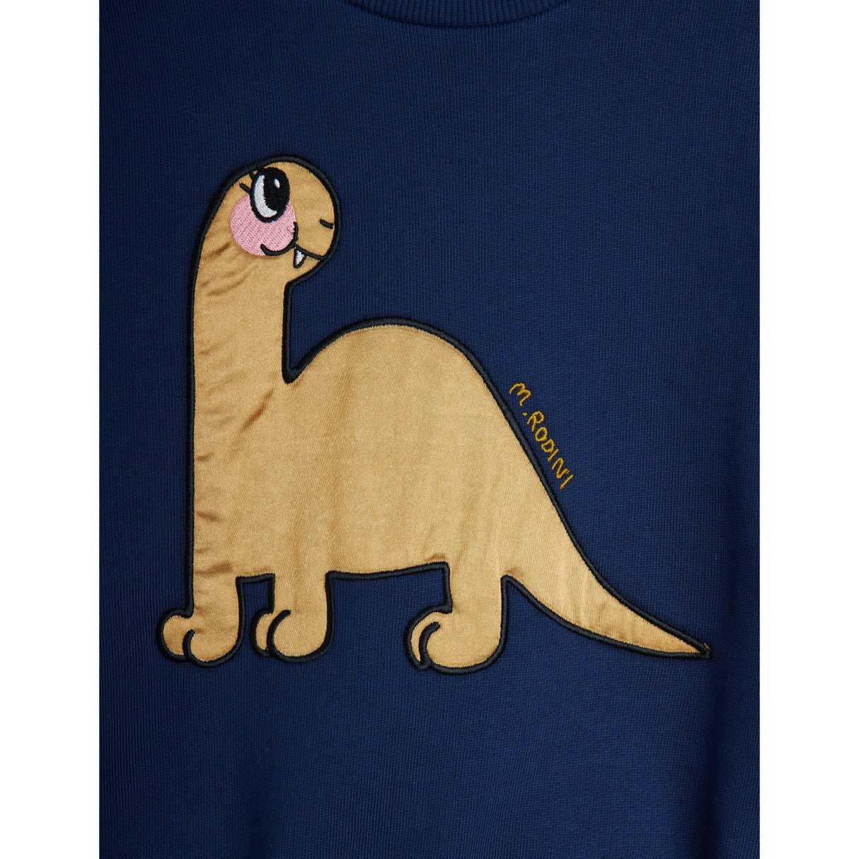 Mini Rodini Blue Dino Application Sweatshirt