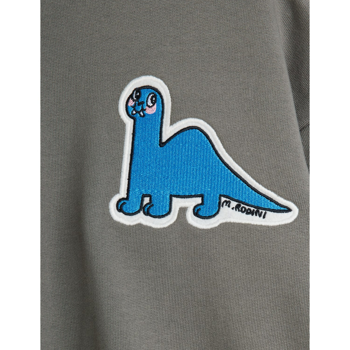 Mini Rodini Grey Dino Patch Sweatshirt