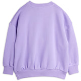 Mini Rodini Purple Cat Med Bowtie Chenille Sweatshirt