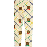 Mini Rodini Off-white Björn Check AOP Leggings