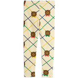 Mini Rodini Off-white Björn Check AOP Leggings