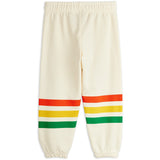 Mini Rodini Off-white Björn Stripe Sweatpants