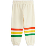 Mini Rodini Off-white Björn Stripe Sweatpants