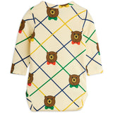 Mini Rodini Off-white Björn Check AOP Ls Body