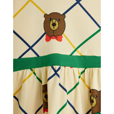 Mini Rodini Off-white Björn Check AOP Ls Klänning