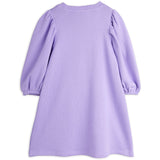Mini Rodini Purple Cat Med Bowtie Chenille Sweatdress