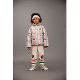 Mini Rodini Off-white Björn Stripe Sweatpants