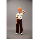 Mini Rodini Off-white Björn Check AOP Ss Tee