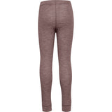 Hummel Twilight Mauve Jr Ull Rib Leggings