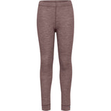 Hummel Twilight Mauve Jr Ull Rib Leggings