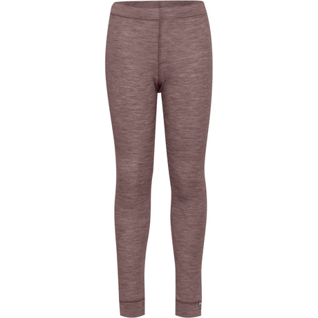 Hummel Twilight Mauve Jr Ull Rib Leggings