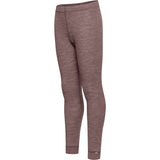 Hummel Twilight Mauve Jr Ull Rib Leggings