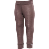 Hummel Twilight Mauve Mini Ull Rib Leggings