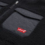 Levi's Jet Black Utility Sherpa Jacka