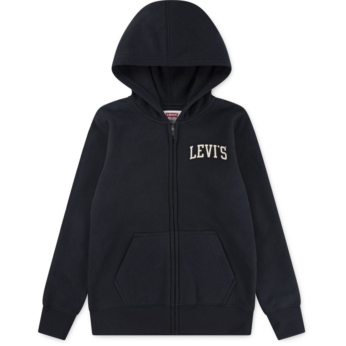 Levi's Jet Black Legendary Full Zip Hoodies