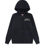 Levi's Jet Black Legendary Full Zip Hoodies