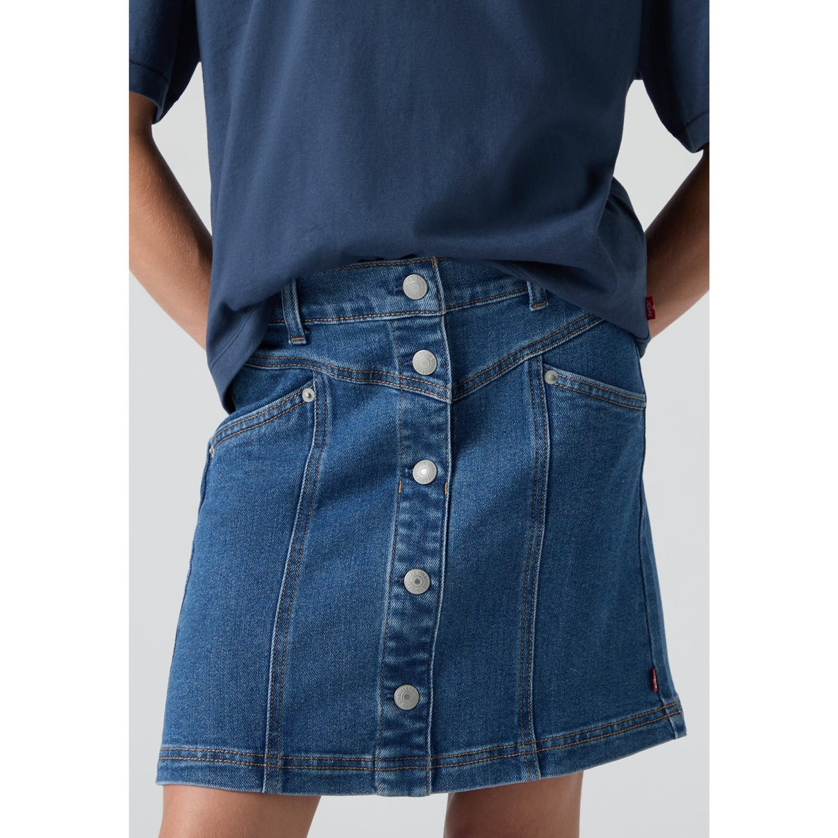 Levi's Rodeo Knap Front Kjol