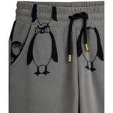 Mini Rodini Grey Penguin Fleece Trousers