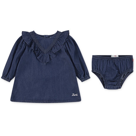 Levi's Dark Wave Wild West Ruffle Klänning