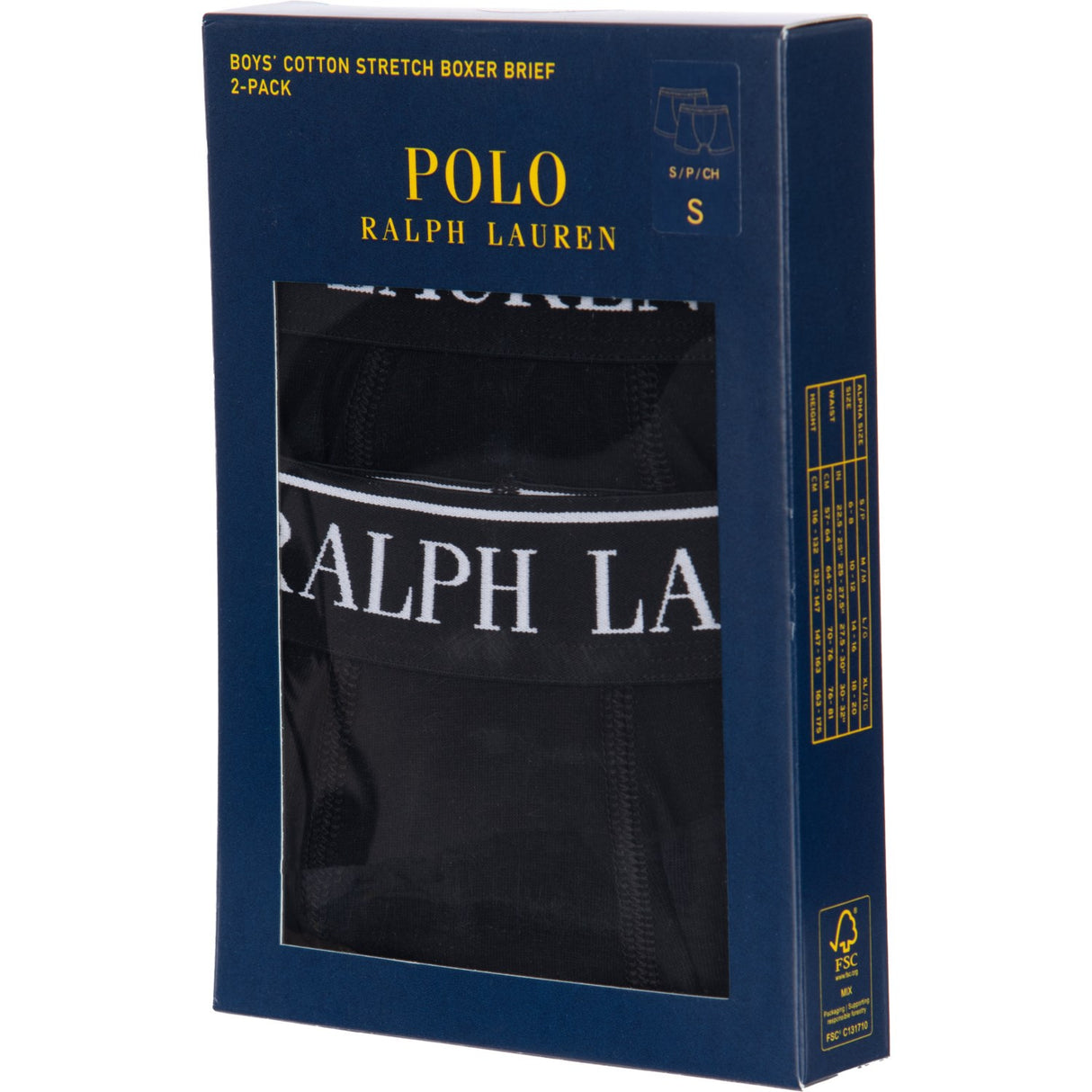 Polo Ralph Lauren Polo Black Bomull Stretch 2-Pack Boxer