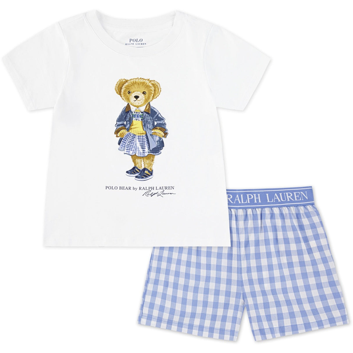 Polo Ralph Lauren Harbor Island Blue Björn S/S & Woven Ctn Kort