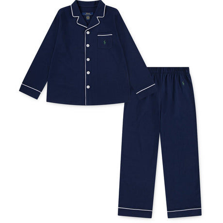 Polo Ralph Lauren Refined Navy Ls Jersey Täcka Pant Sett