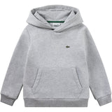 LACOSTE Argent Chine Heather Core Fleece Pullover Hoodies